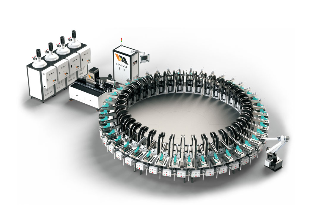 HY-DP3I1-120A/250A全自動圓盤聚氨酯澆注機